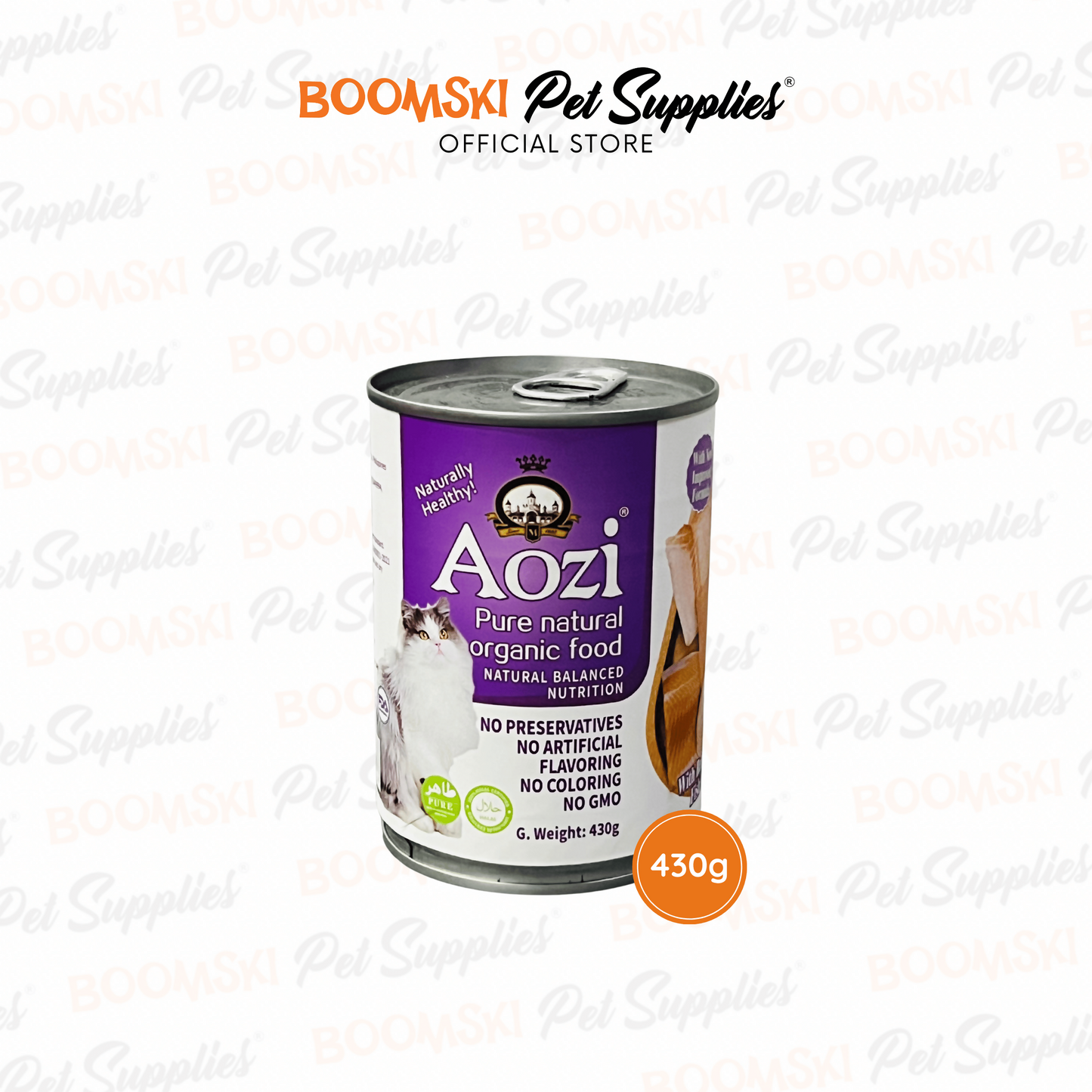 Aozi Cat Can Salmon 430g