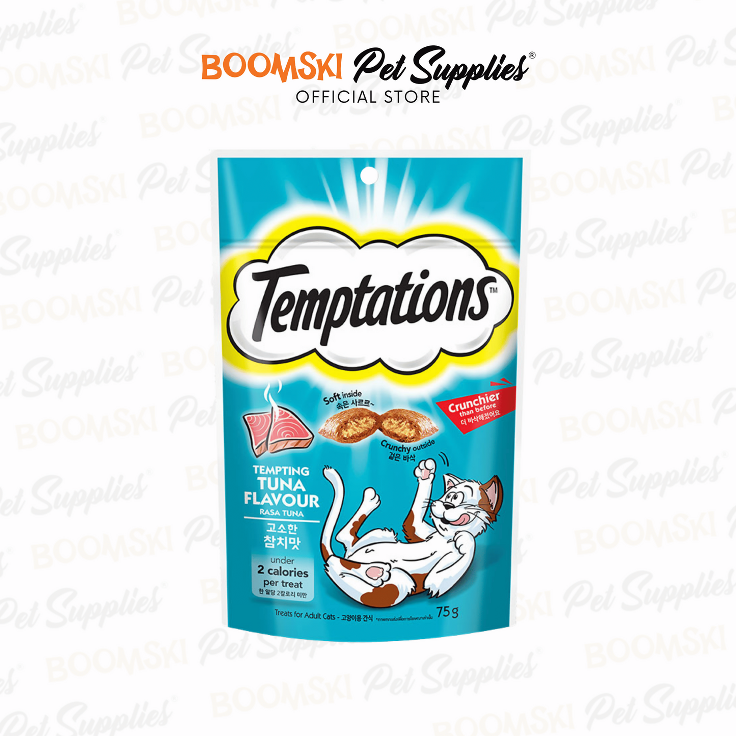 Temptations Cat Biscuit Treats 75g
