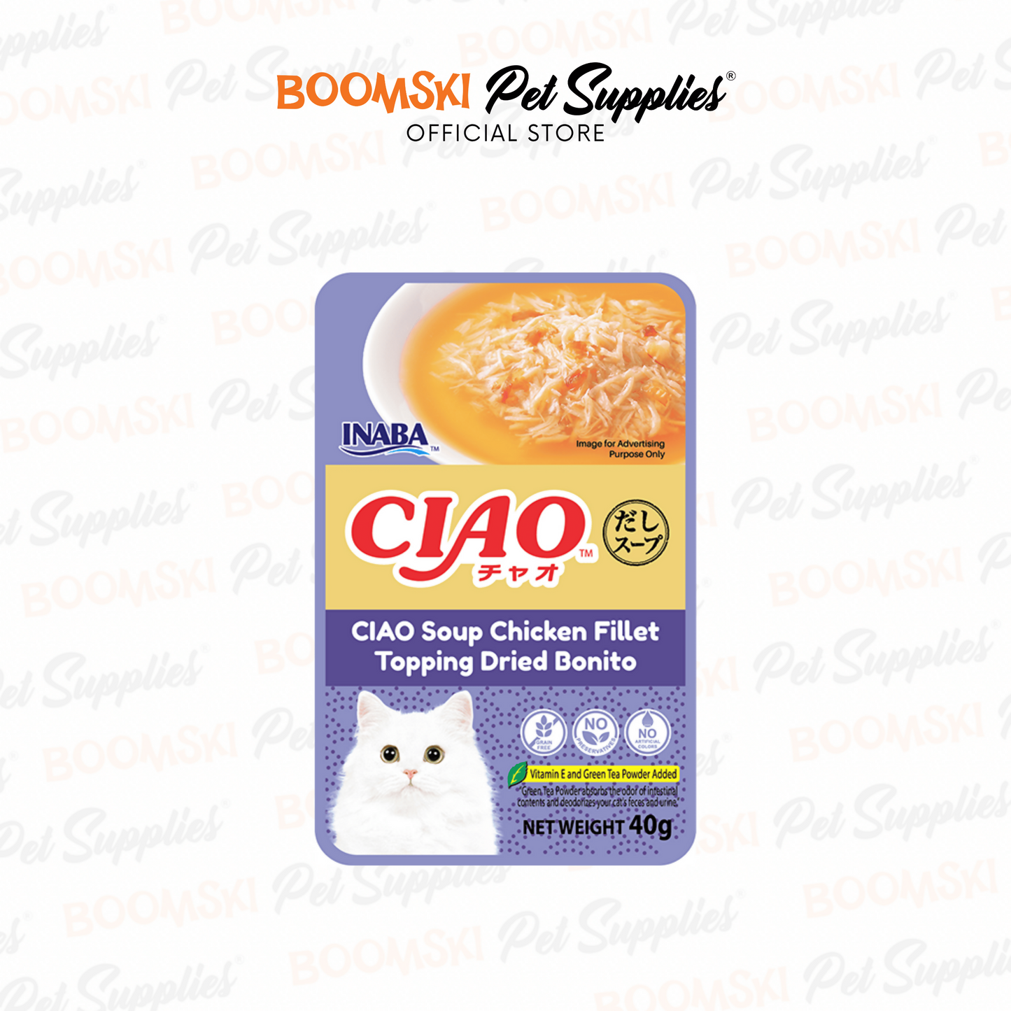 Ciao Soup Chicken Fillet Topping Dried Bonito 40g (IC-217)