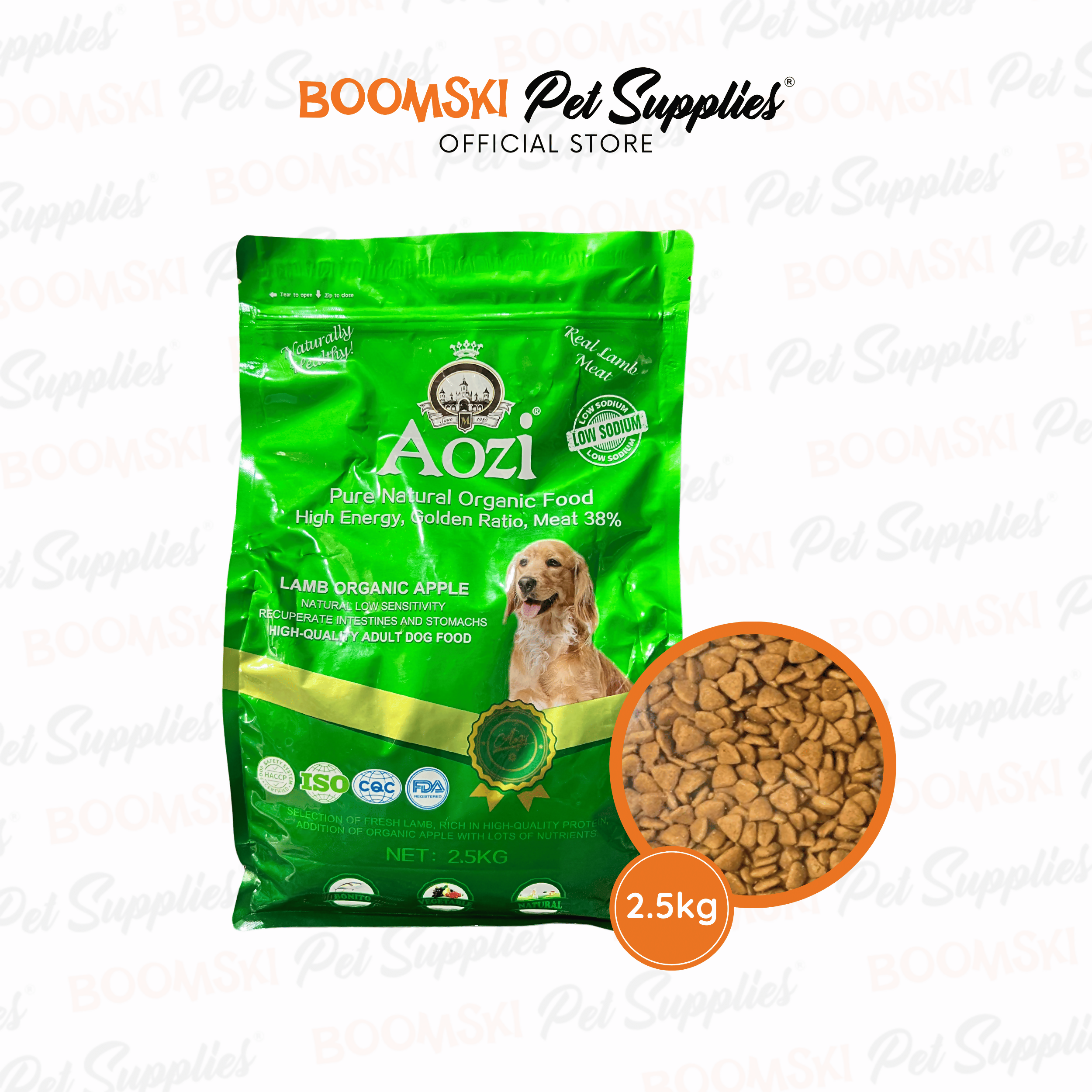 Aozi Organic Dog Lamb Apple Flavor – Pettr Shop