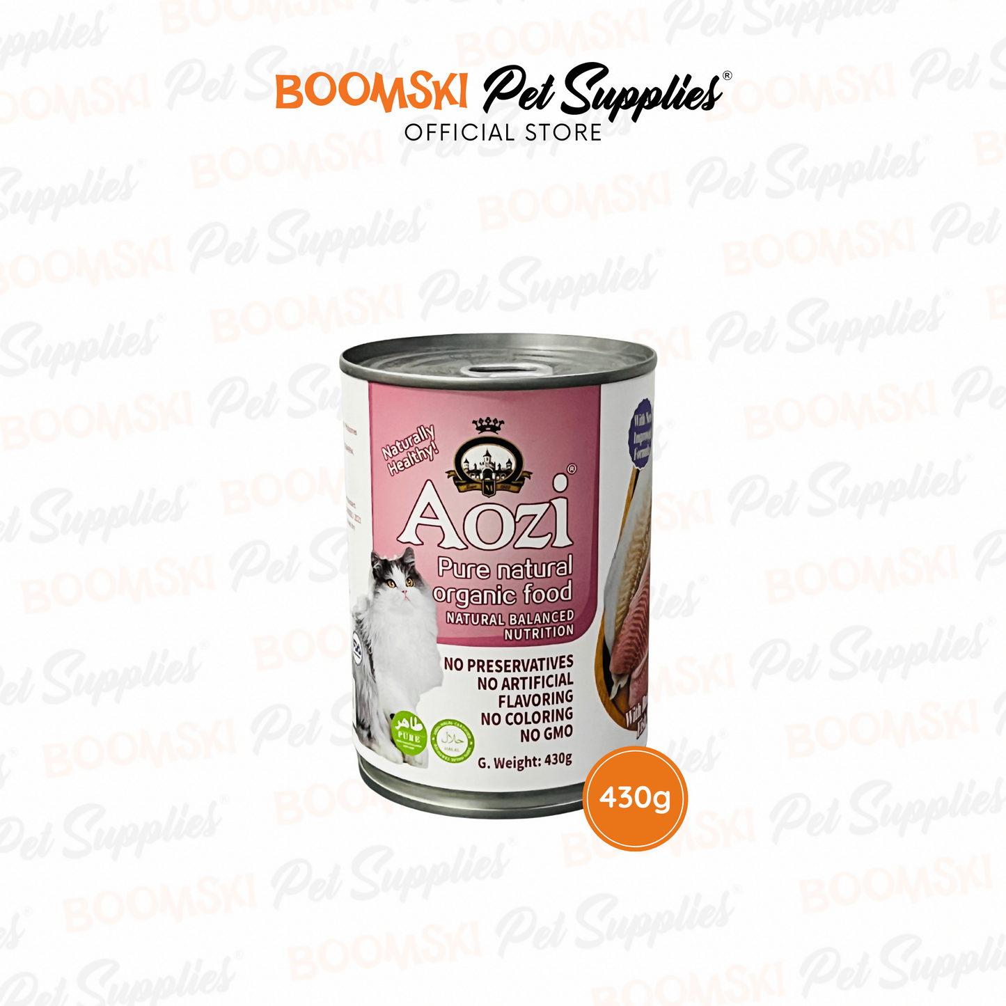 Aozi Cat Can Ocean Fish 430g
