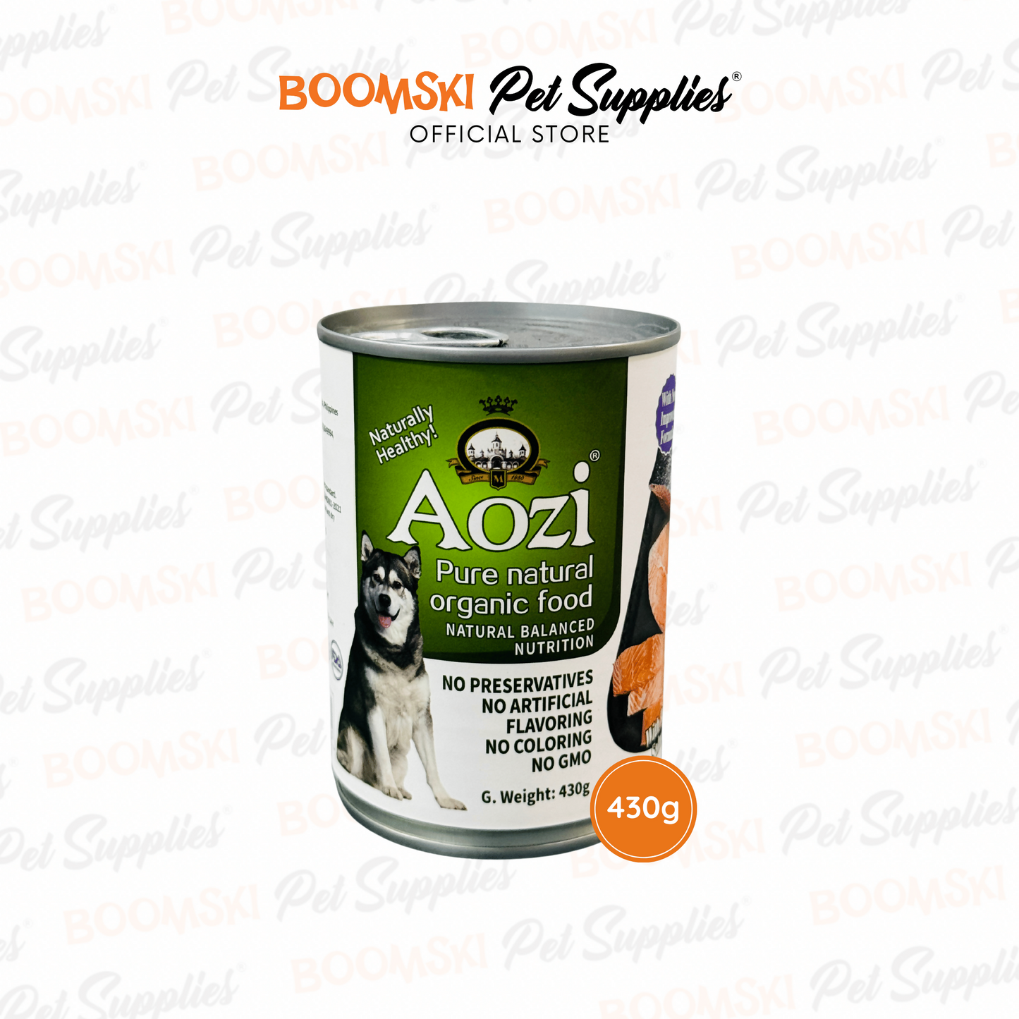 Aozi Dog Can Salmon 430g