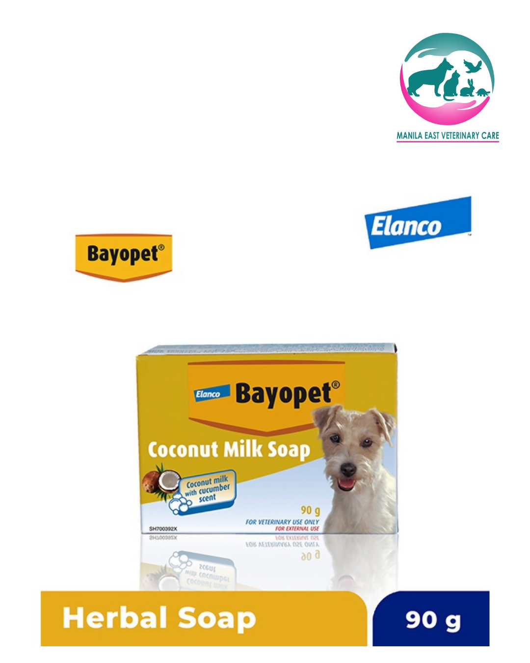 BAYOPET COCONUT MILK SOAP 90G