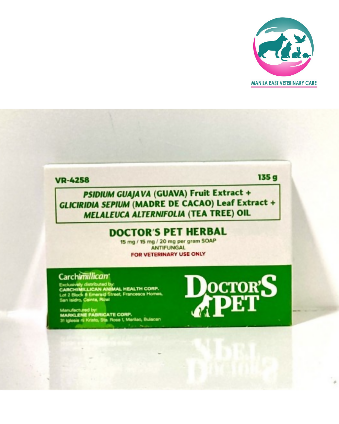 DOCTORS PET HERBAL SOAP 135G