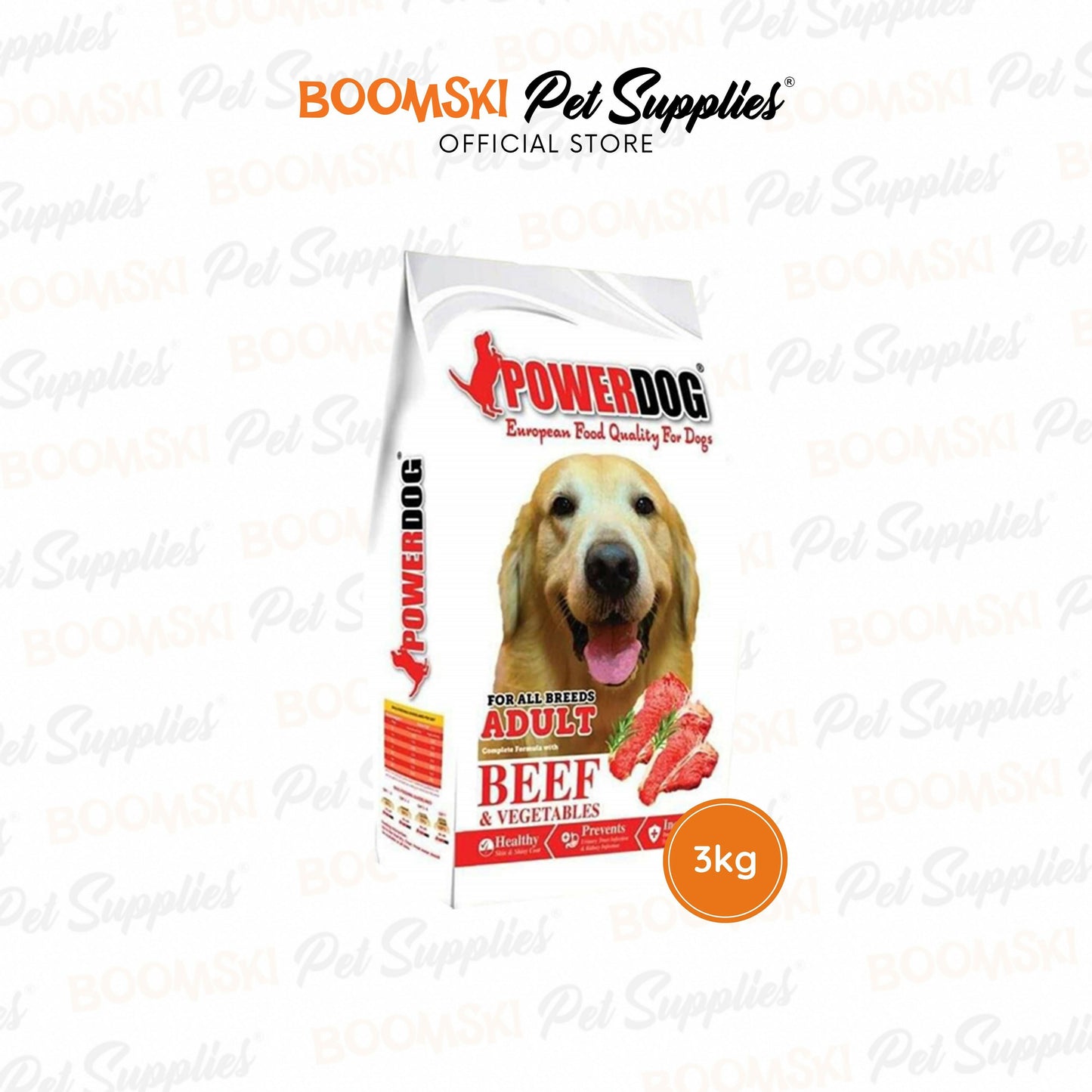 Powerdog Adult Beef 3kg