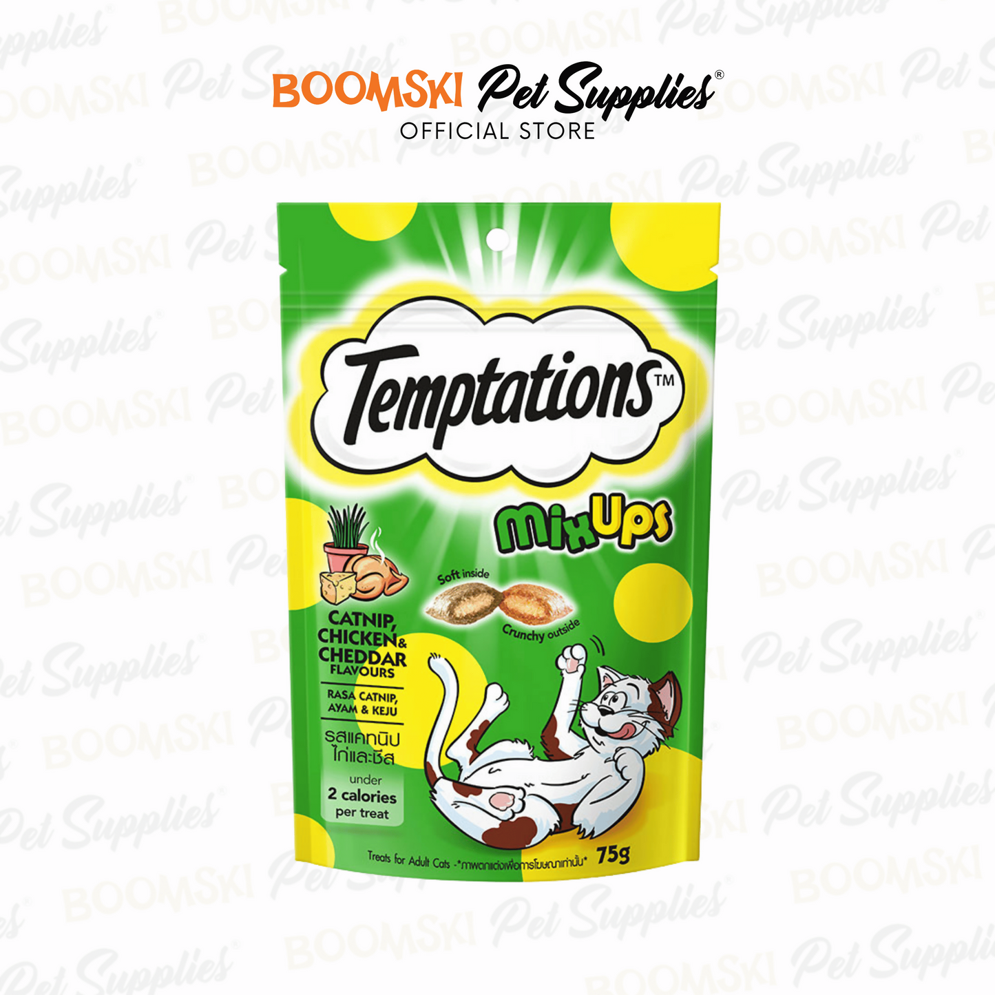 Temptations MixUps Cat Biscuit Treats 75g