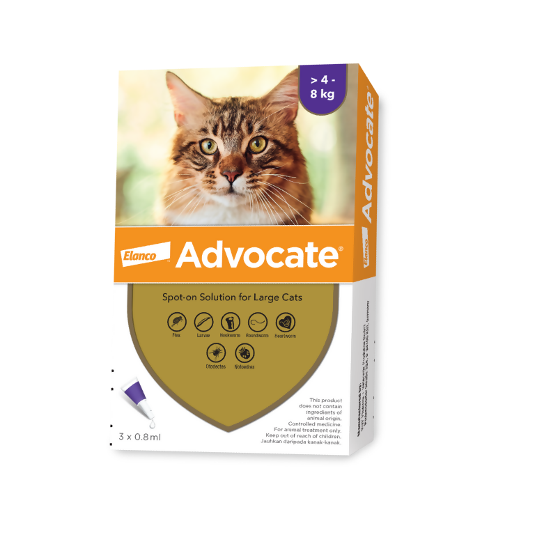 ADVOCATE CAT 4-8KG