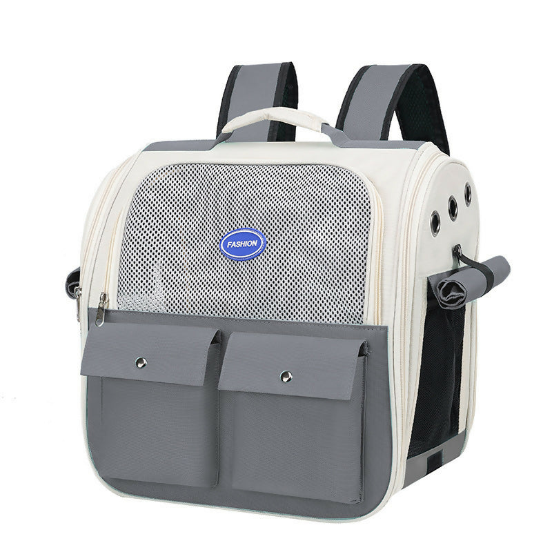 PET CARRIER BACKPACK w/ TWO POCKETS