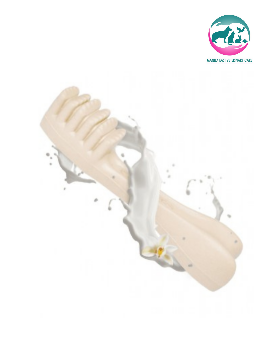 DENTALIGHT DOG TREATS VITAL FIBER SOFT DENTAL BRUSH VANILLA FLAVOUR FOR PUPPY 8S 80G (2)