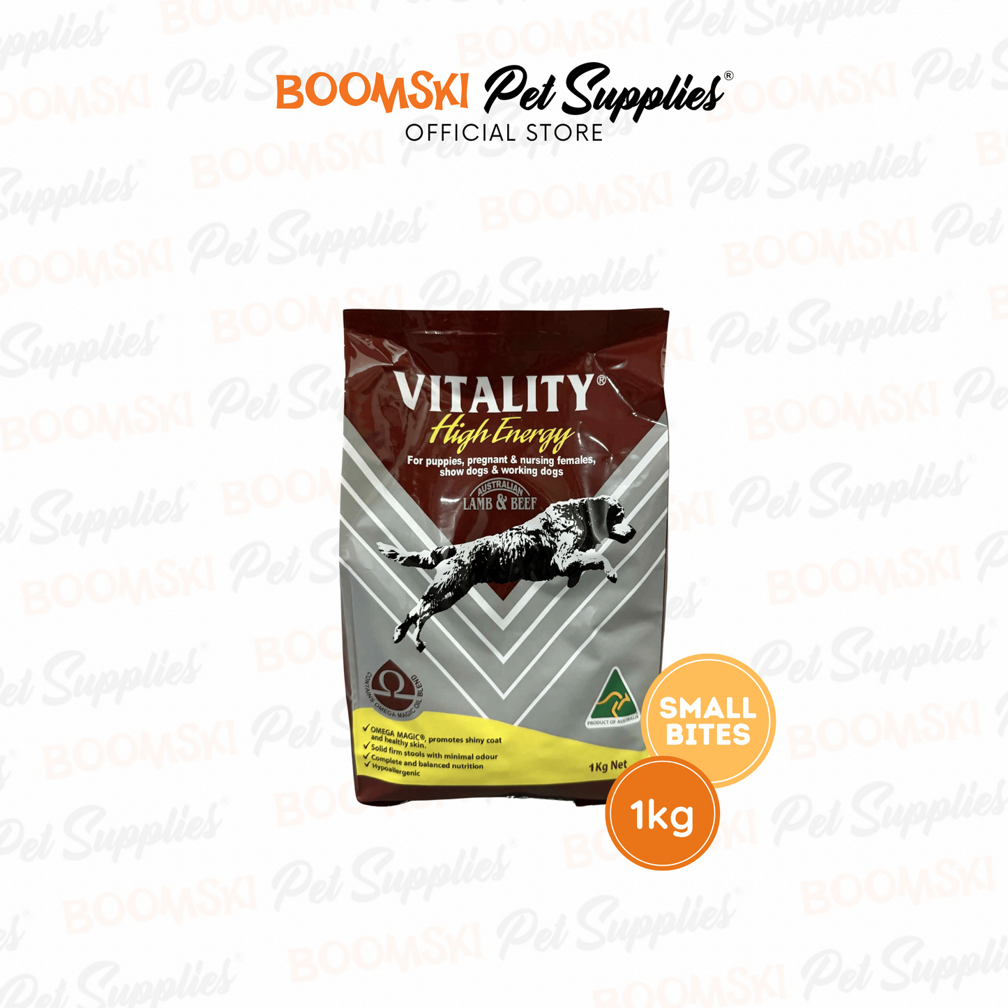Vitality High Energy Puppy Food Lamb & Beef Flavor