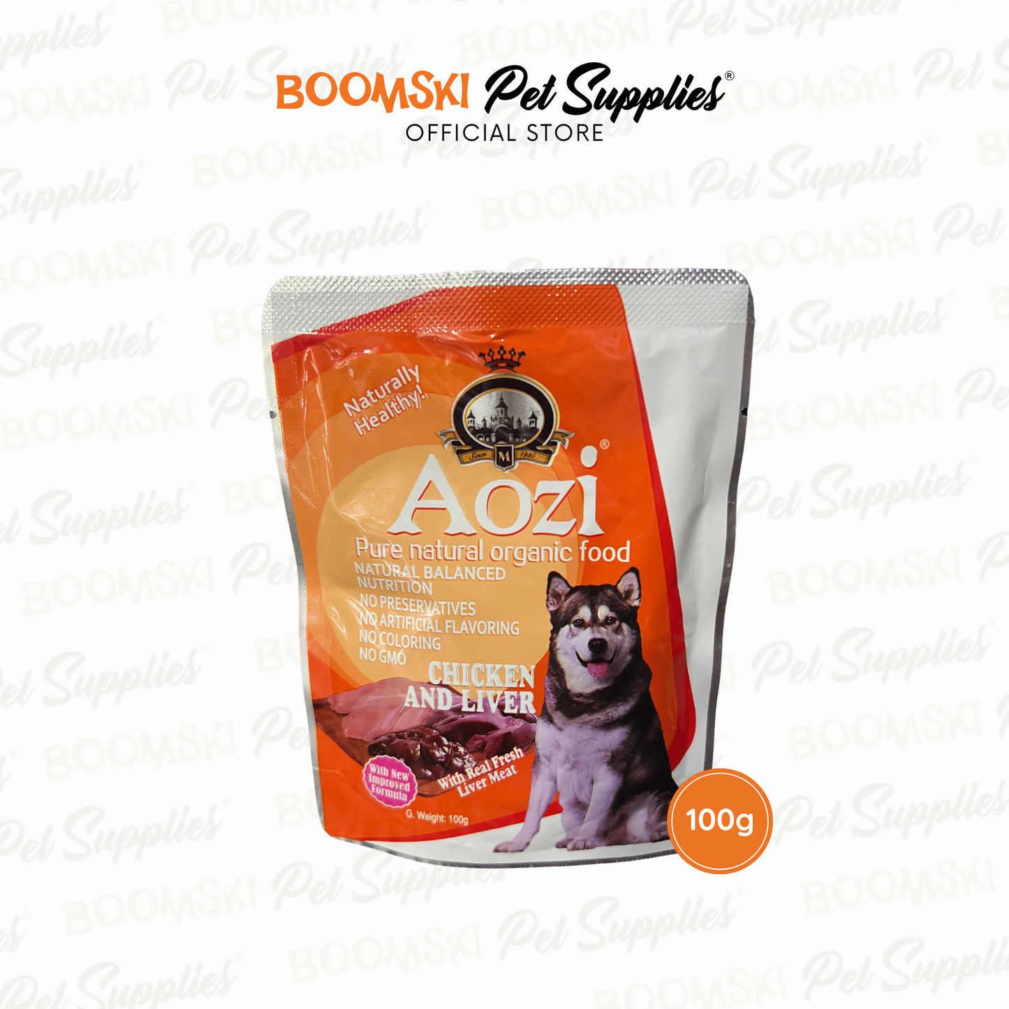 Aozi Dog Pouch Chicken & Liver 100g