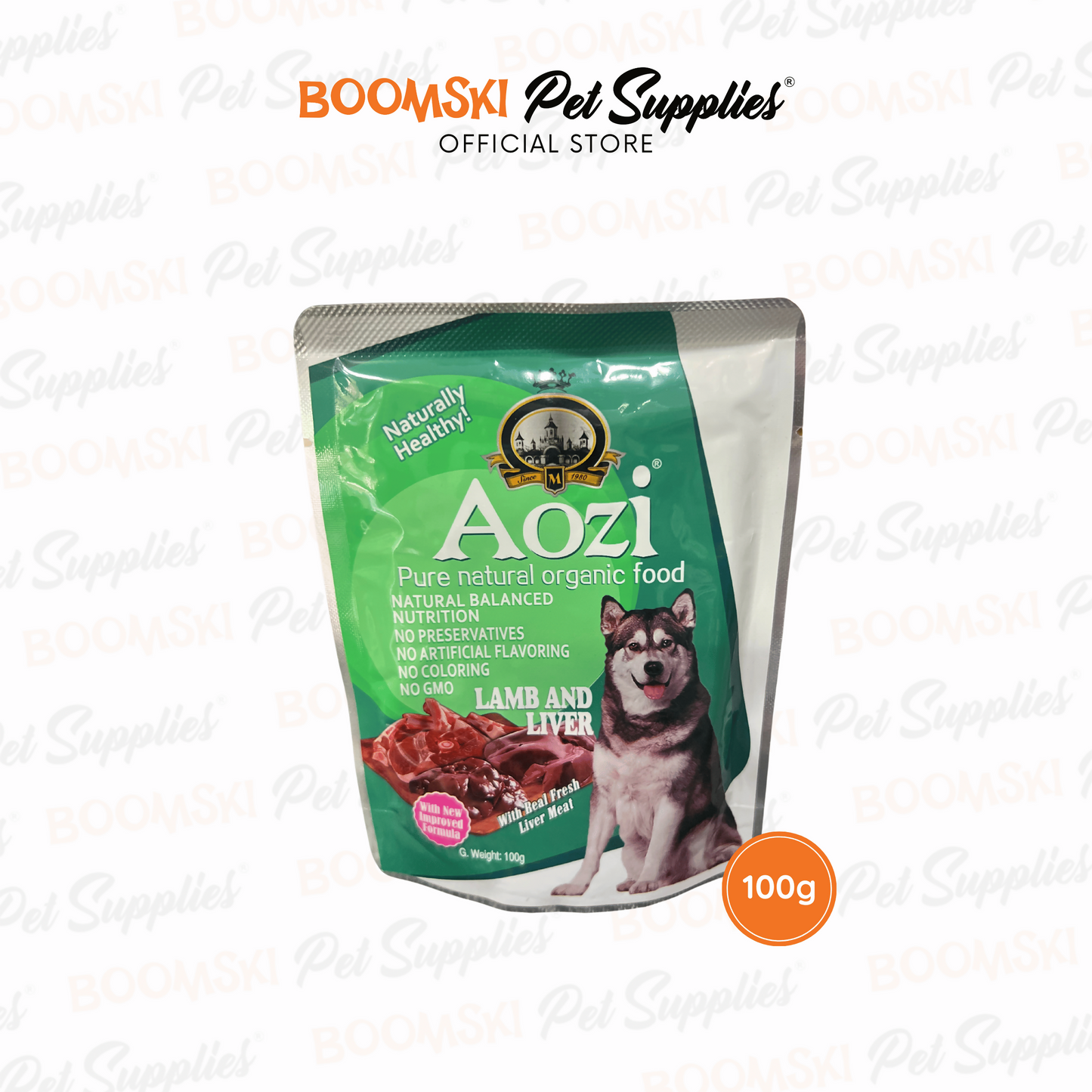 Aozi Dog Pouch Lamb & Liver 100g