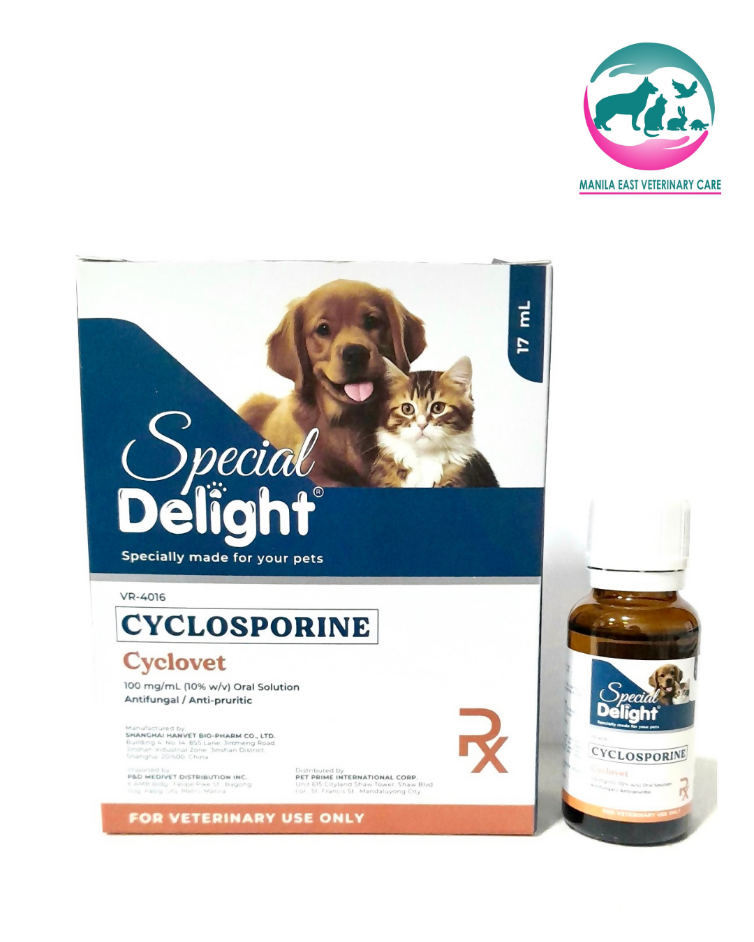 SPECIAL DELIGHT CYLOVET CYCLOSPORINE 100 MG ML