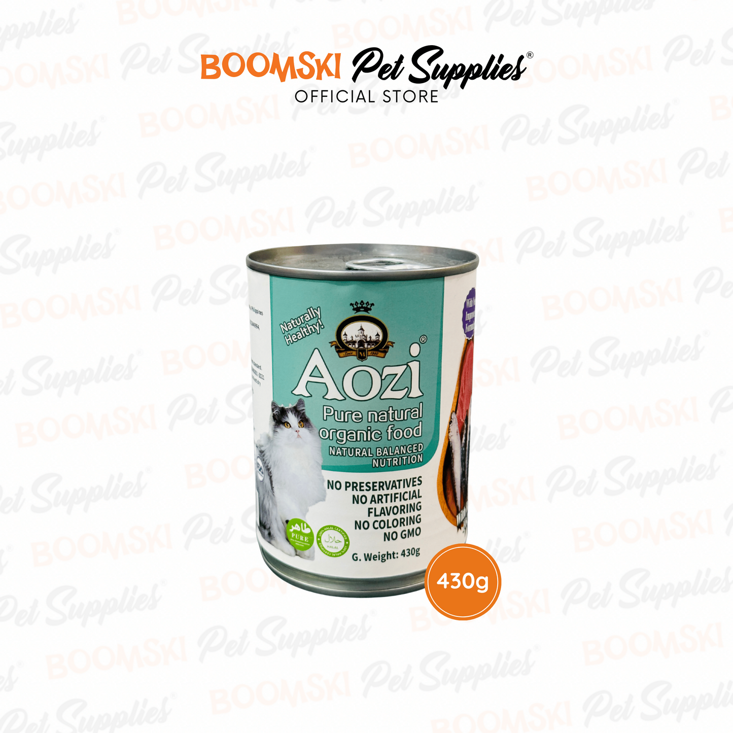 Aozi Cat Can Tuna & Sardines 430g