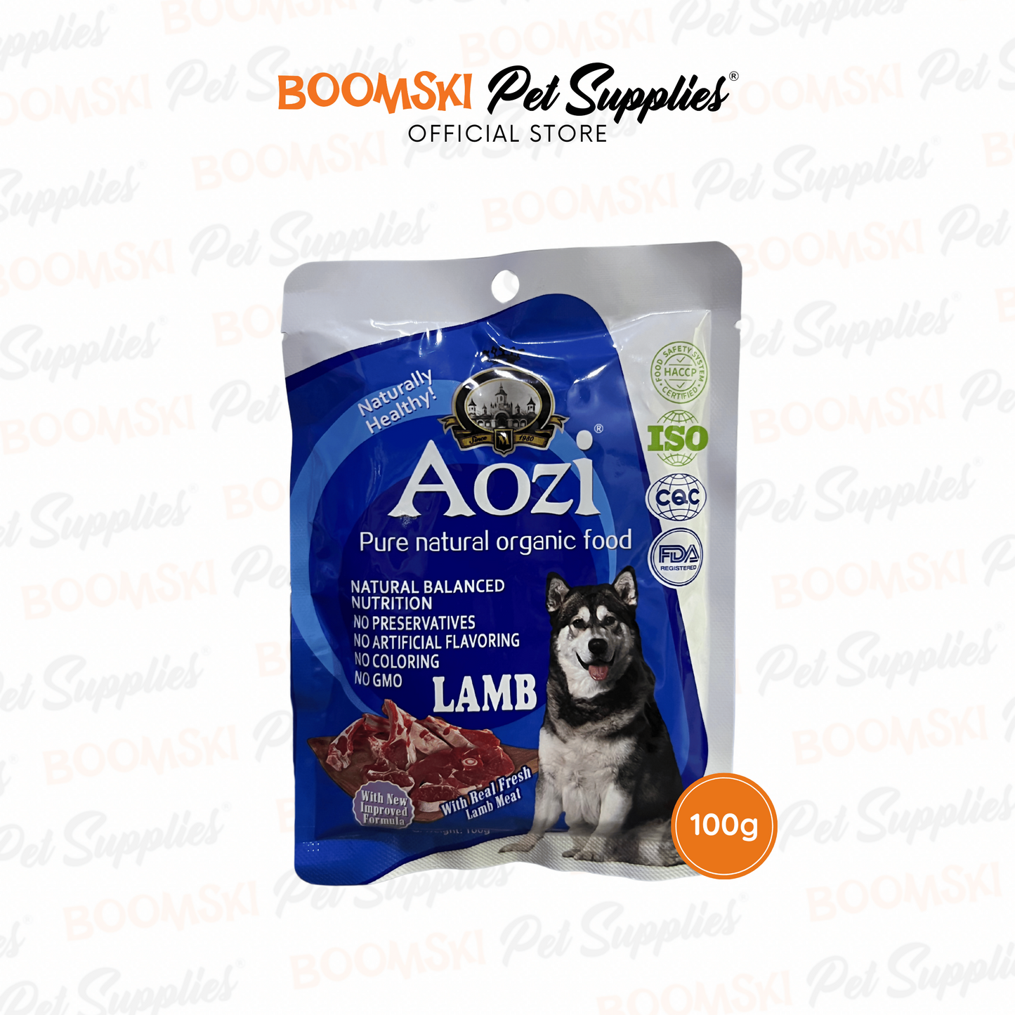 Aozi Dog Pouch Lamb 100g