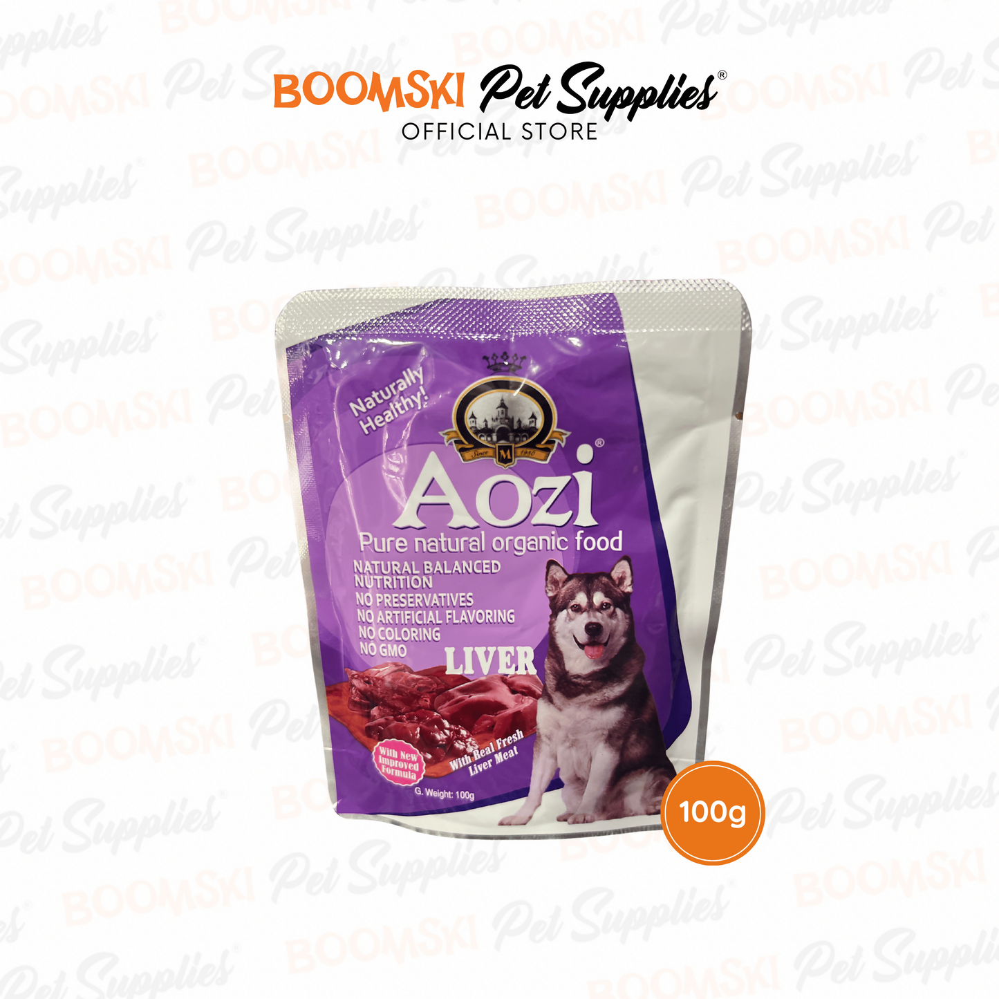 Aozi Dog Pouch Liver 100g