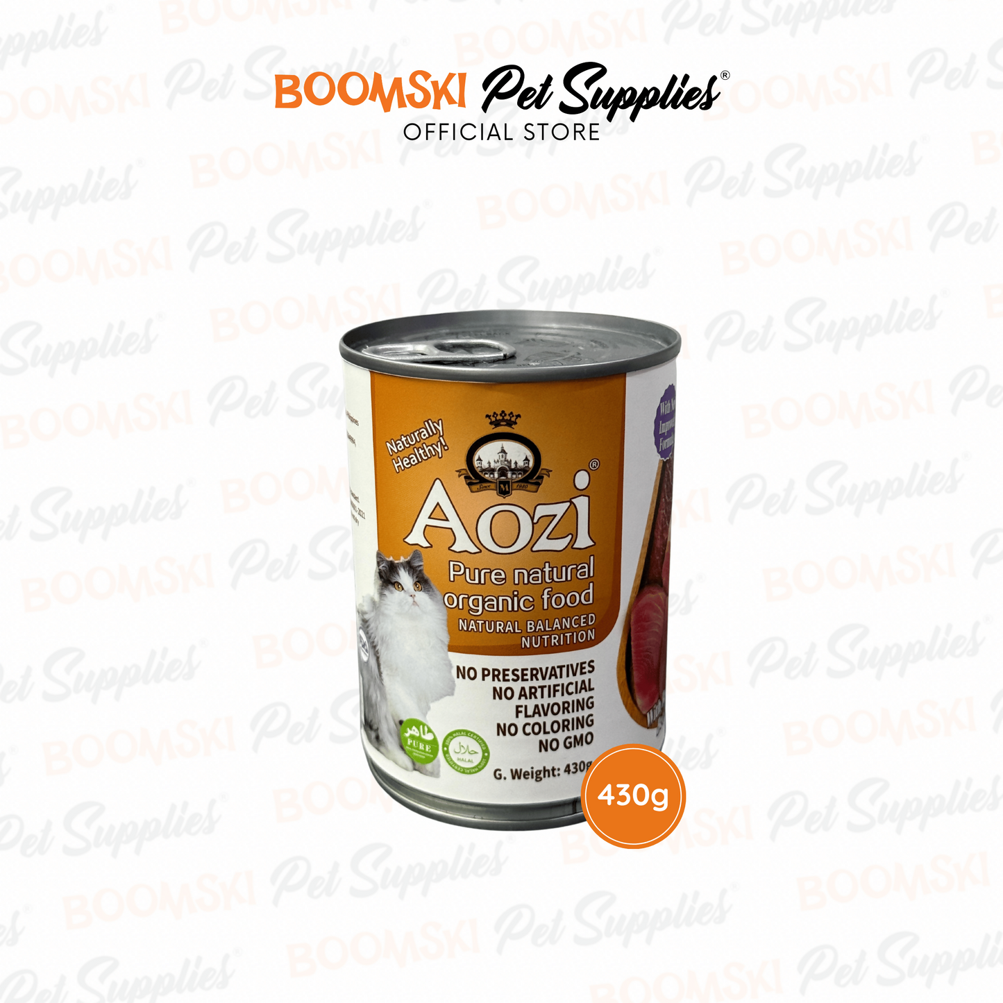 Aozi Cat Can Tuna & Beef 430g