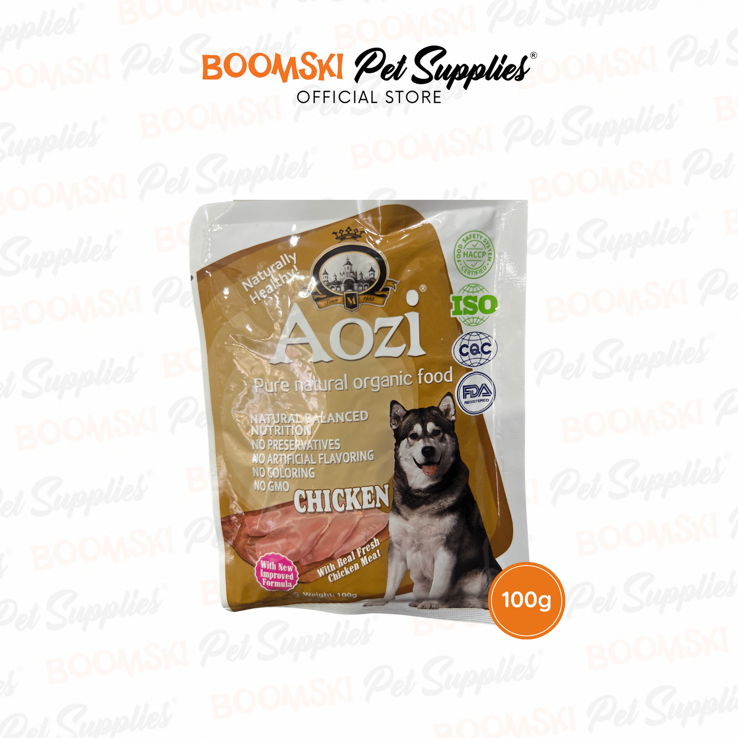 Aozi Dog Pouch Chicken 100g