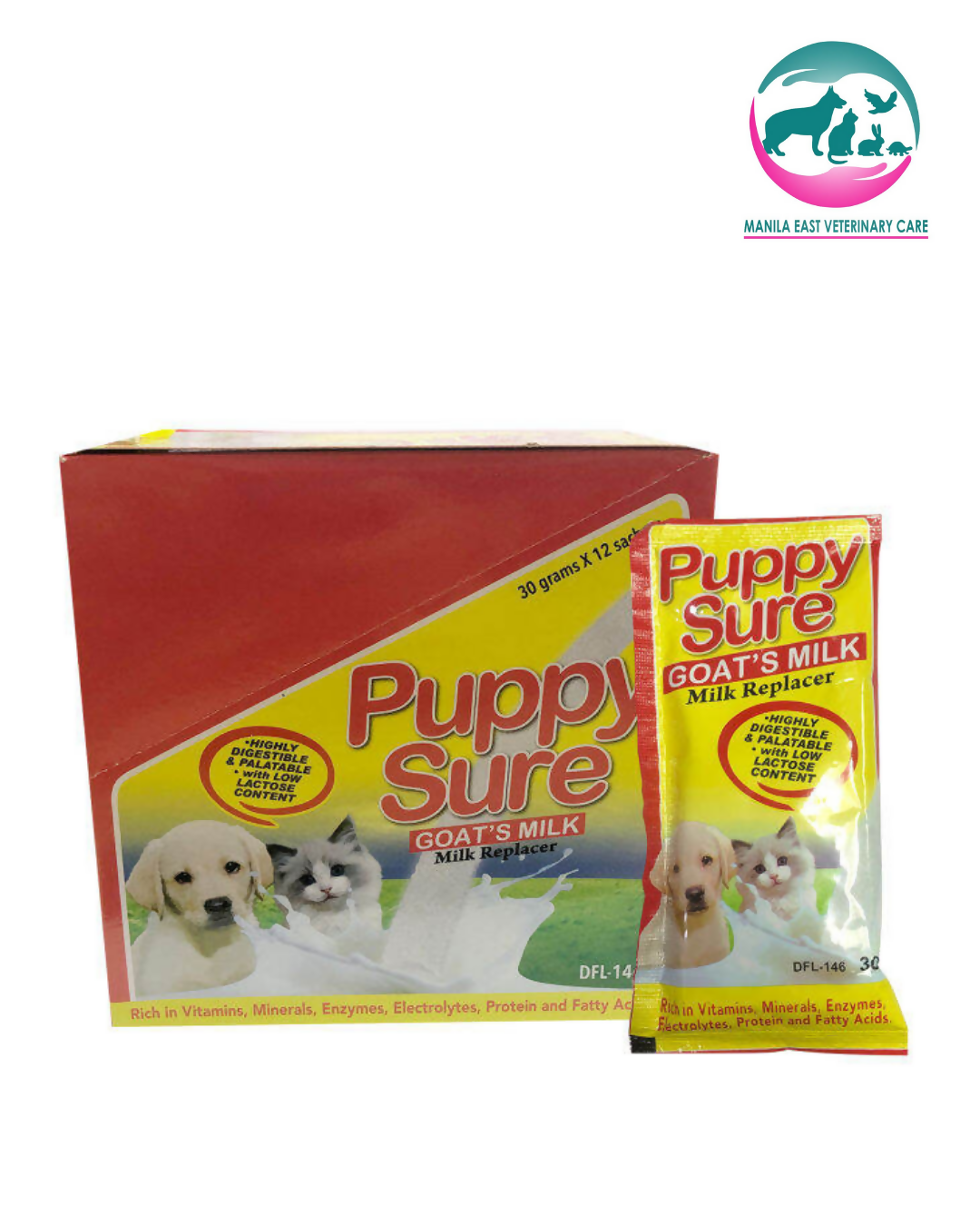 PUPPY SURE GOAT'S MILK REPLACER FOR DOG & CAT 30G
