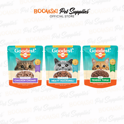Goodest Adult Cat Wet Food Pouch 85g (Promo 1+1)