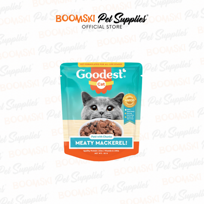 Goodest Adult Cat Wet Food Pouch 85g (Promo 1+1)