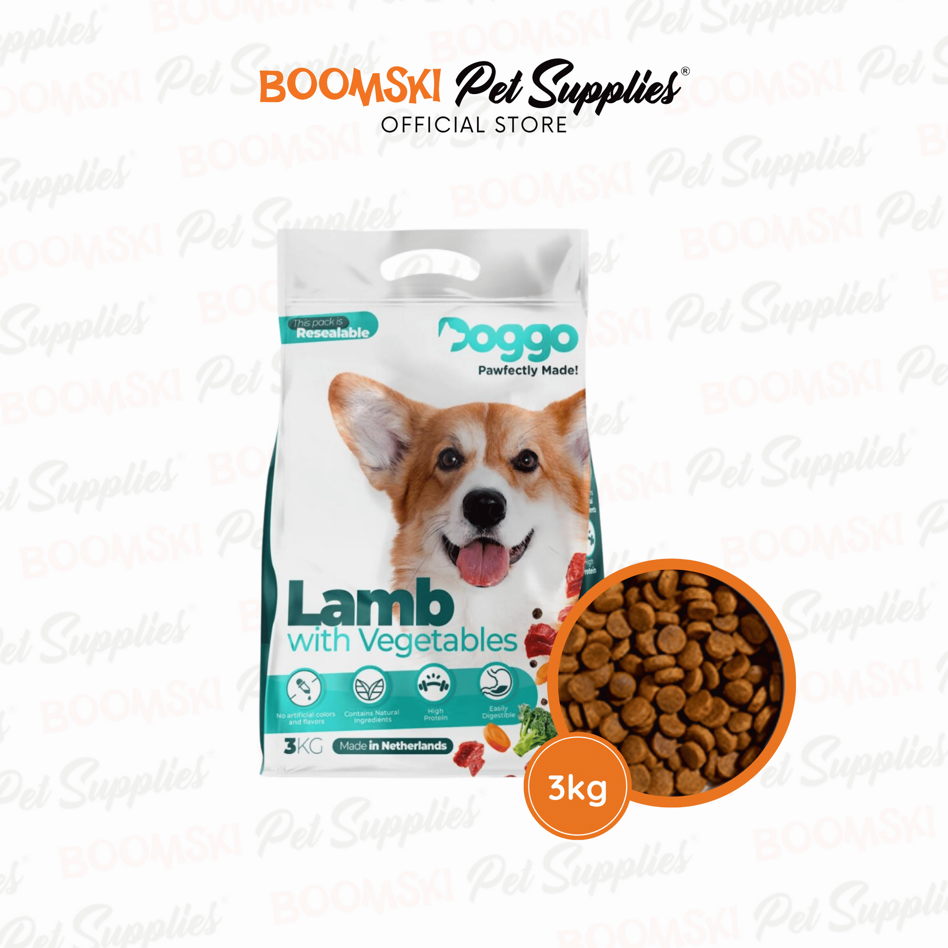 Doggo Lamb Vegetable 3kg