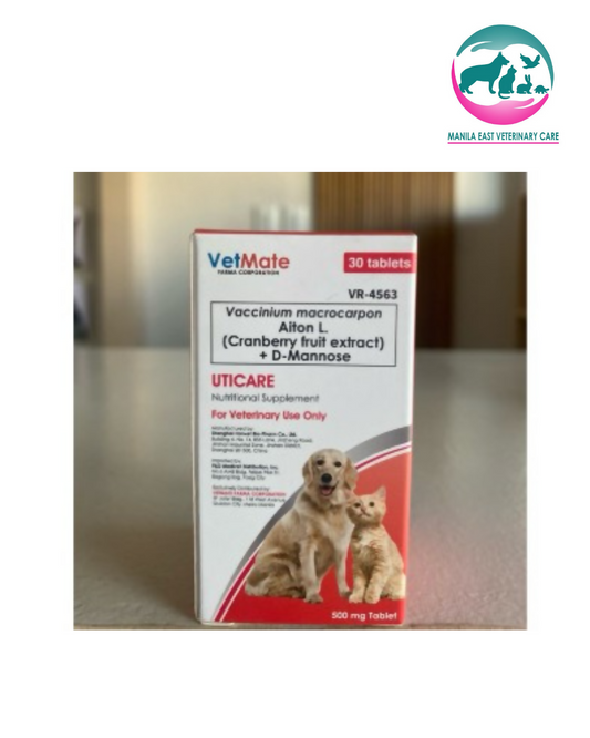 UTICARE CRANBERRY FRUIT EXTRACT FOR DOGS & CATS (SOLD PER TABLET (PRESCRIPTION NEEDED)