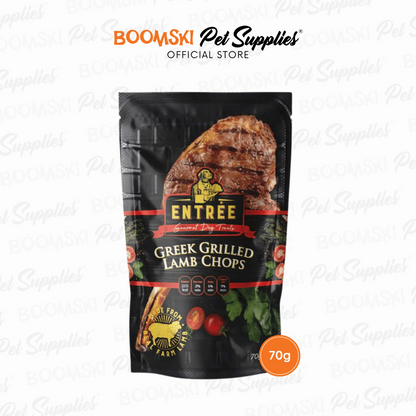 Entree Gourmet Treats Grilled Lamb Chops 70g