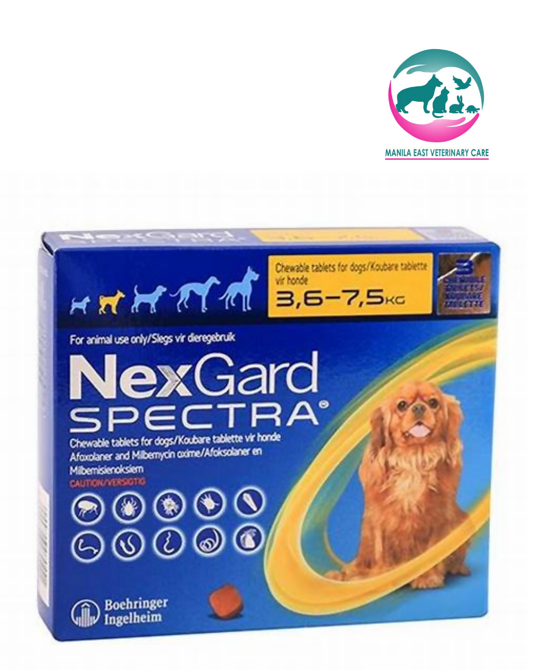 NEXGARD SPECTRA 3.5-7.5KGS (YELLOW)