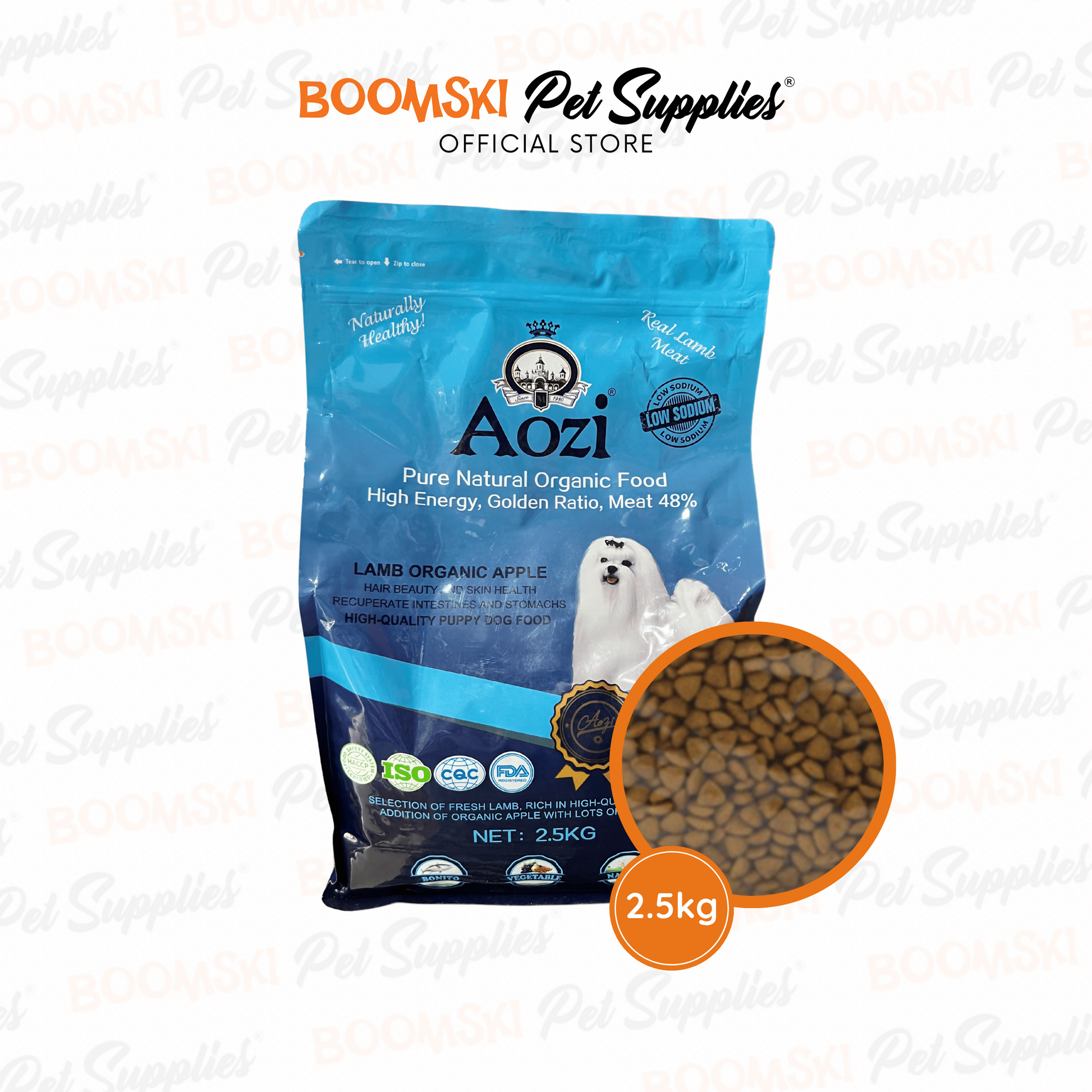 Aozi Organic Puppy Lamb Apple Flavor – Pettr Shop