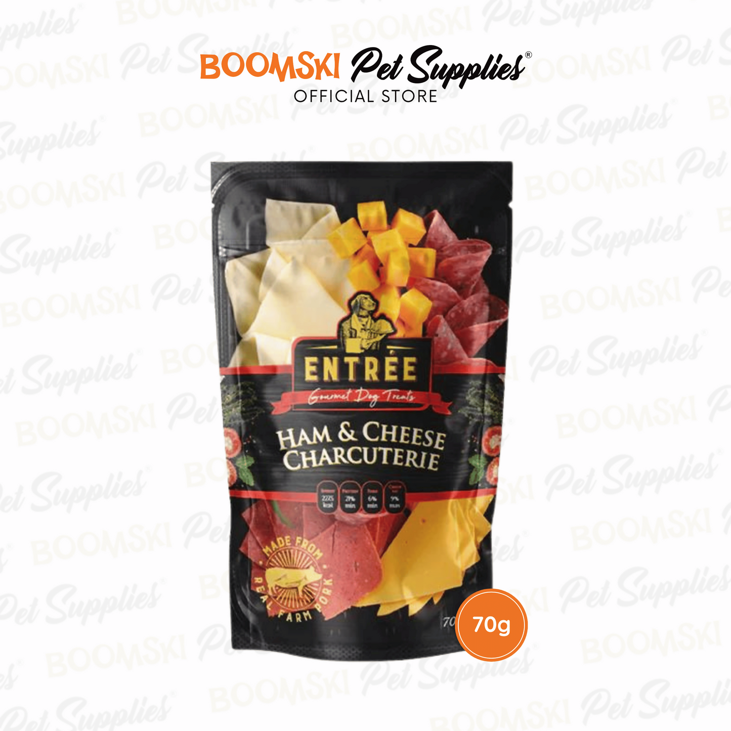 Entree Gourmet Treats Ham & Cheese 70g