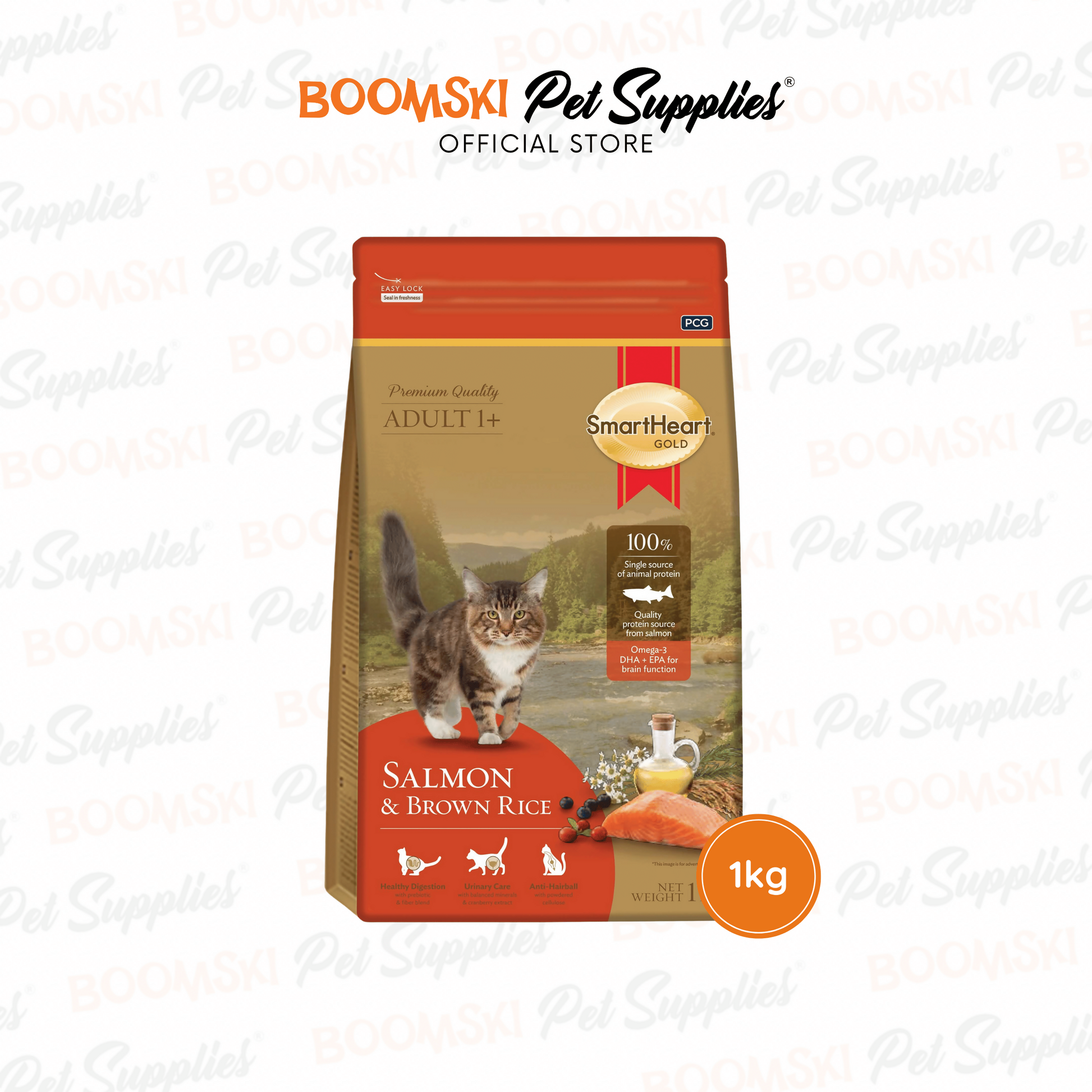 Smarheart Gold Cat Salmon Brown Rice 1kg