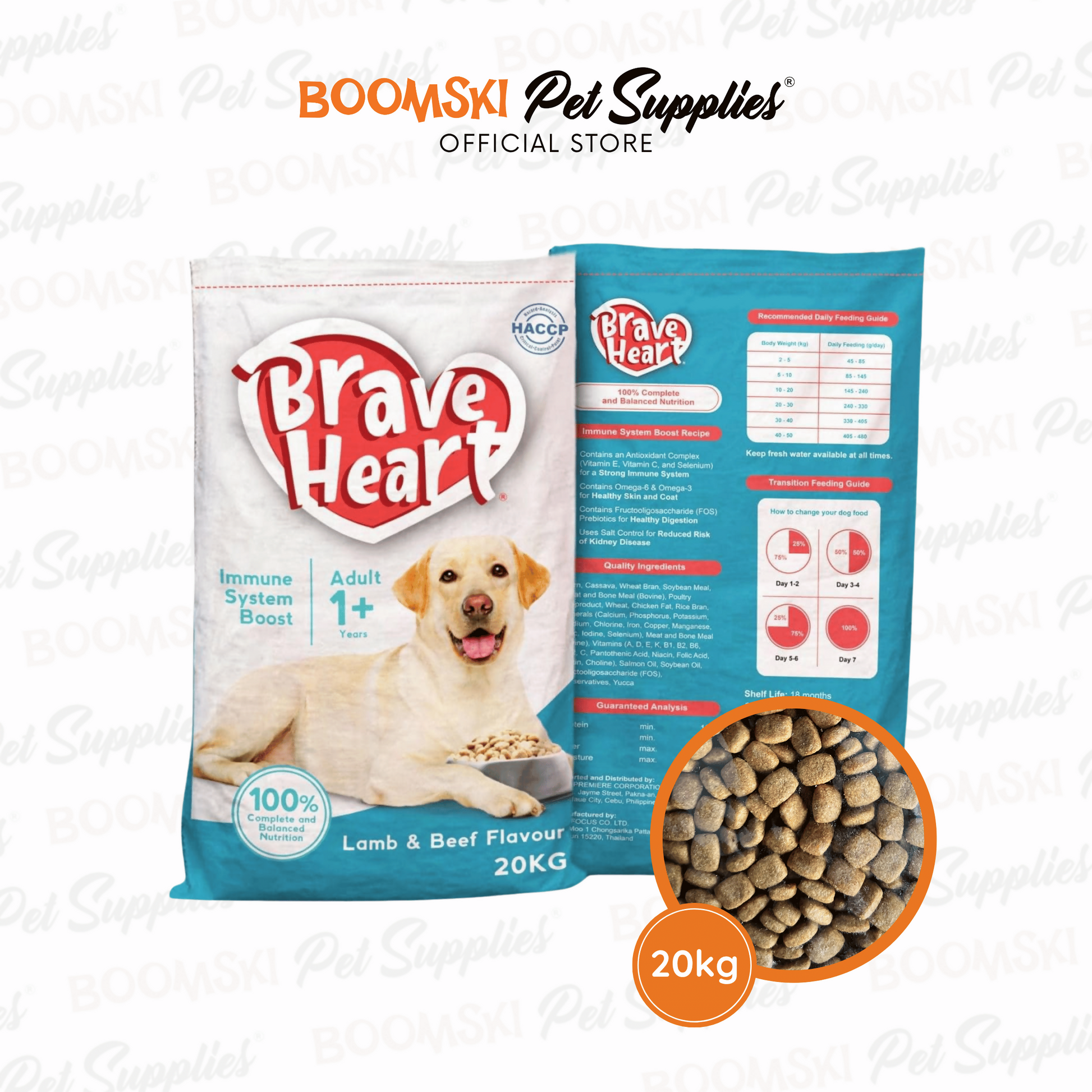 Braveheart Adult 20kg