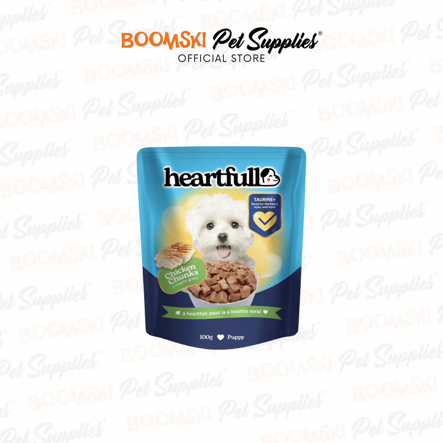 Heartfull Premium Wet Dog Food Pouch 100g
