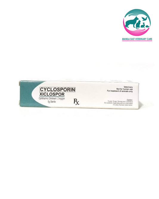 XICLOSPOR CYCLOSPORINE OPTHALMIC OINTMENT 2MG GM