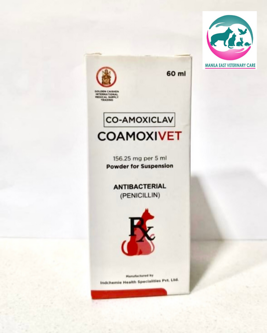 CO-AMOXICLAV COAMOXIVET ANTIBACTERIAL 60ML