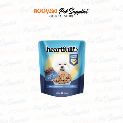Heartfull Premium Wet Dog Food Pouch 100g
