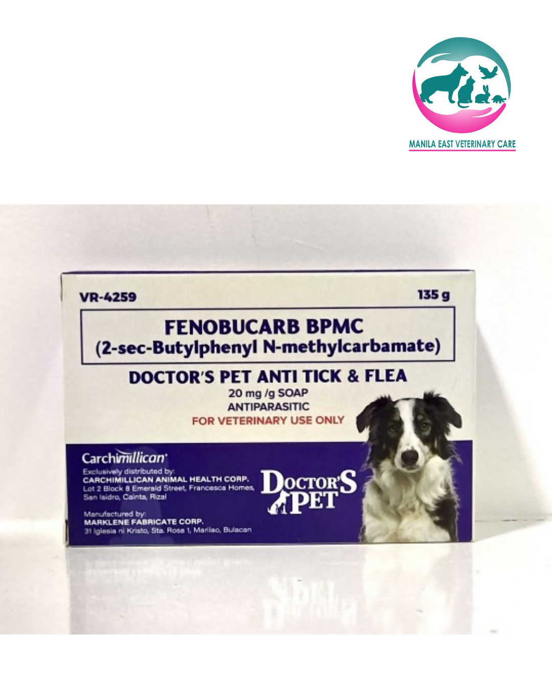 DOCTORS PET TICK AND FLEA SOAP 135G