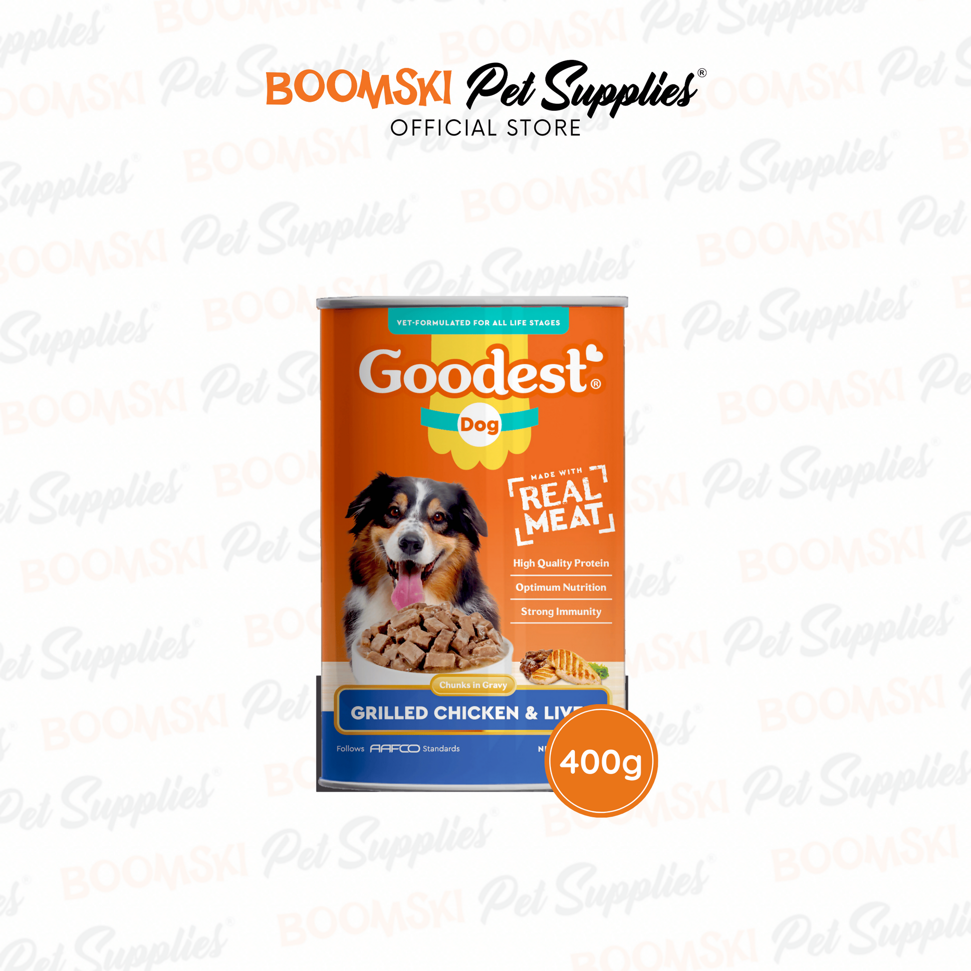 Goodest Dog Can Chicken & Liver 400g