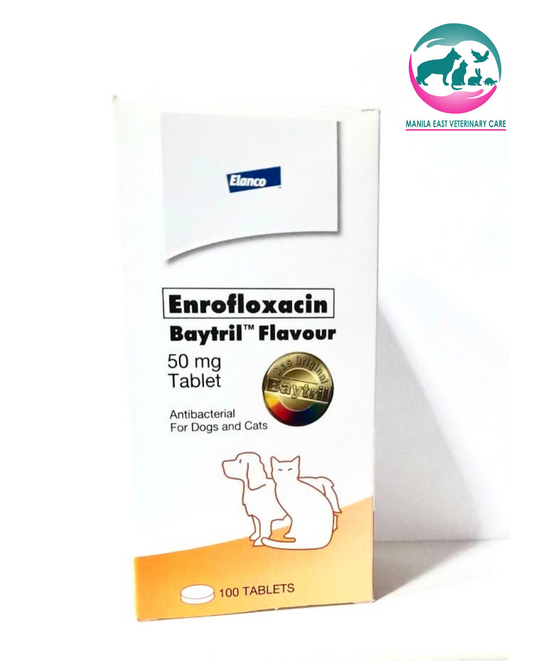 BAYTRIL 50MG ENROFLOXACIN PER TAB