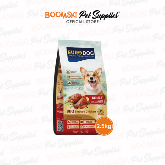 Euro Dog Adult BBQ Smoked Chicken 2.5kg