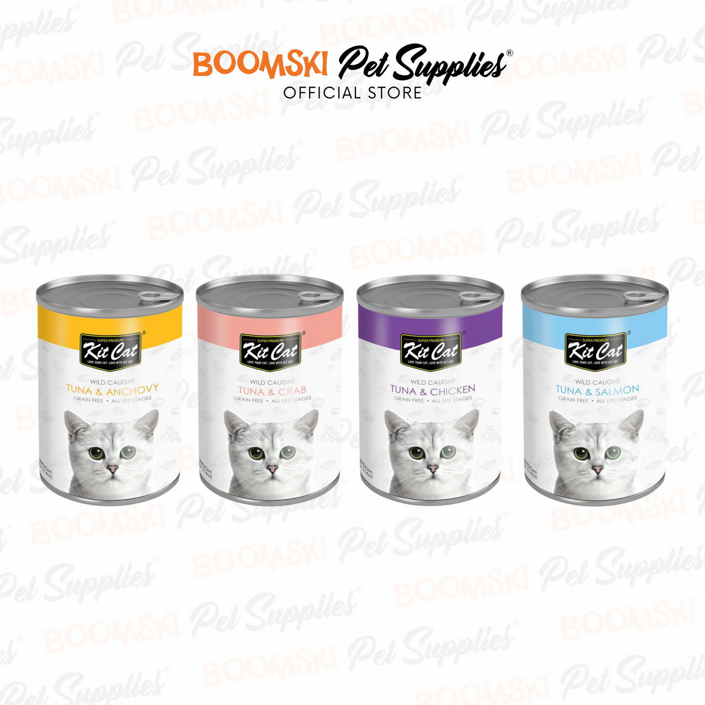 Kit Cat Wild Caught Grain Free Can Food 400g