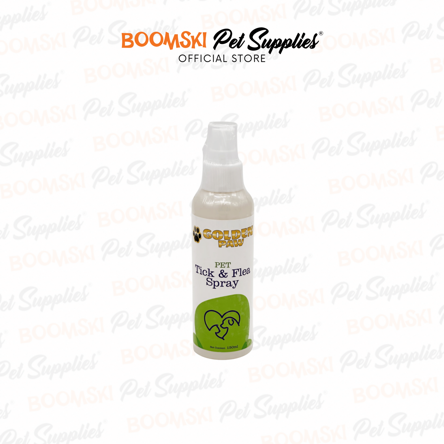 Golden Paw Pet Tick & Flea Spray 150ml