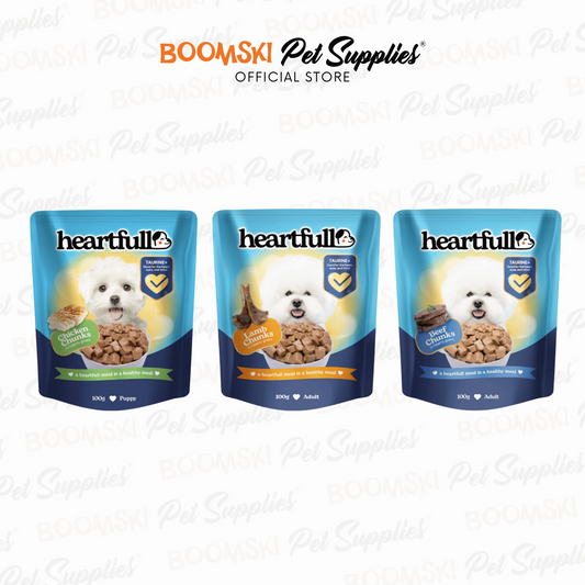 Heartfull Premium Wet Dog Food Pouch 100g
