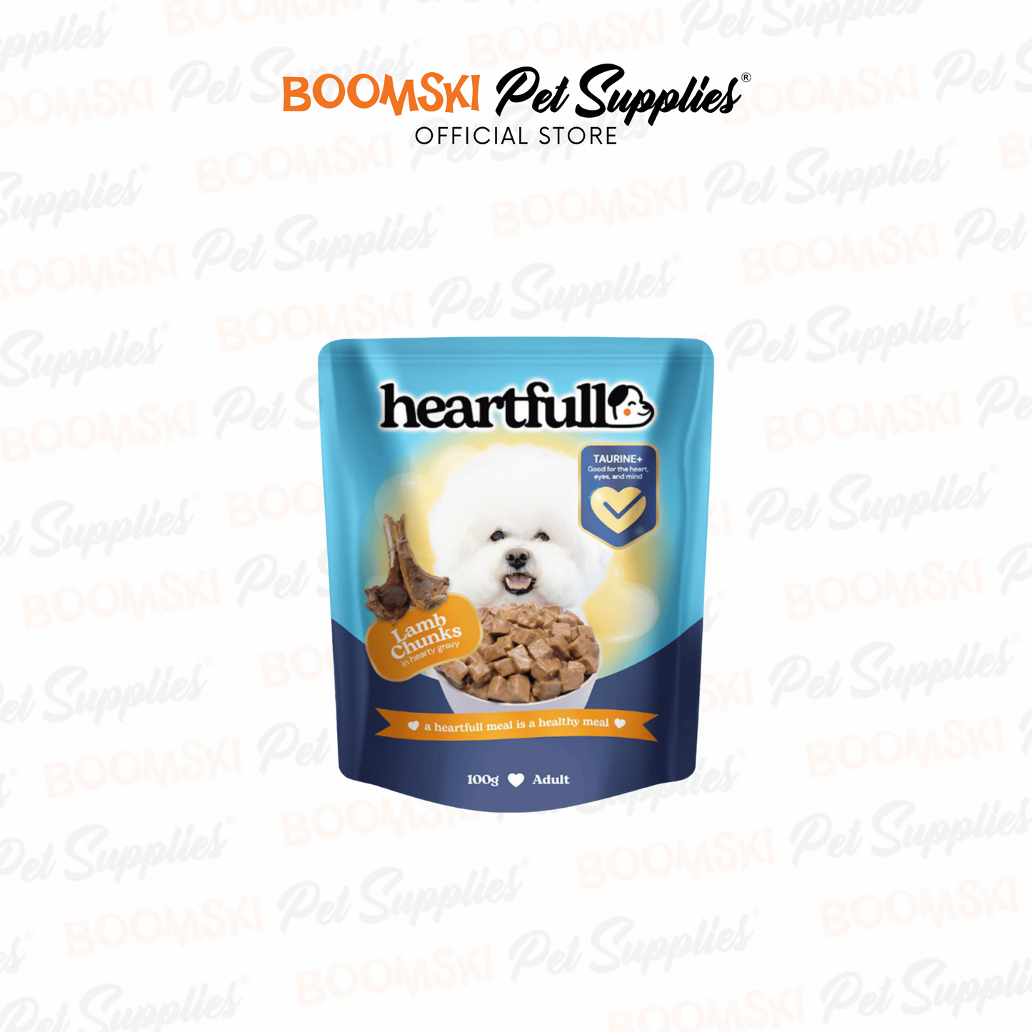 Heartfull Premium Wet Dog Food Pouch 100g