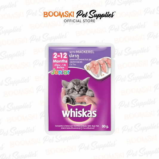 Whiskas Jr. Pouch Mackarel 80g