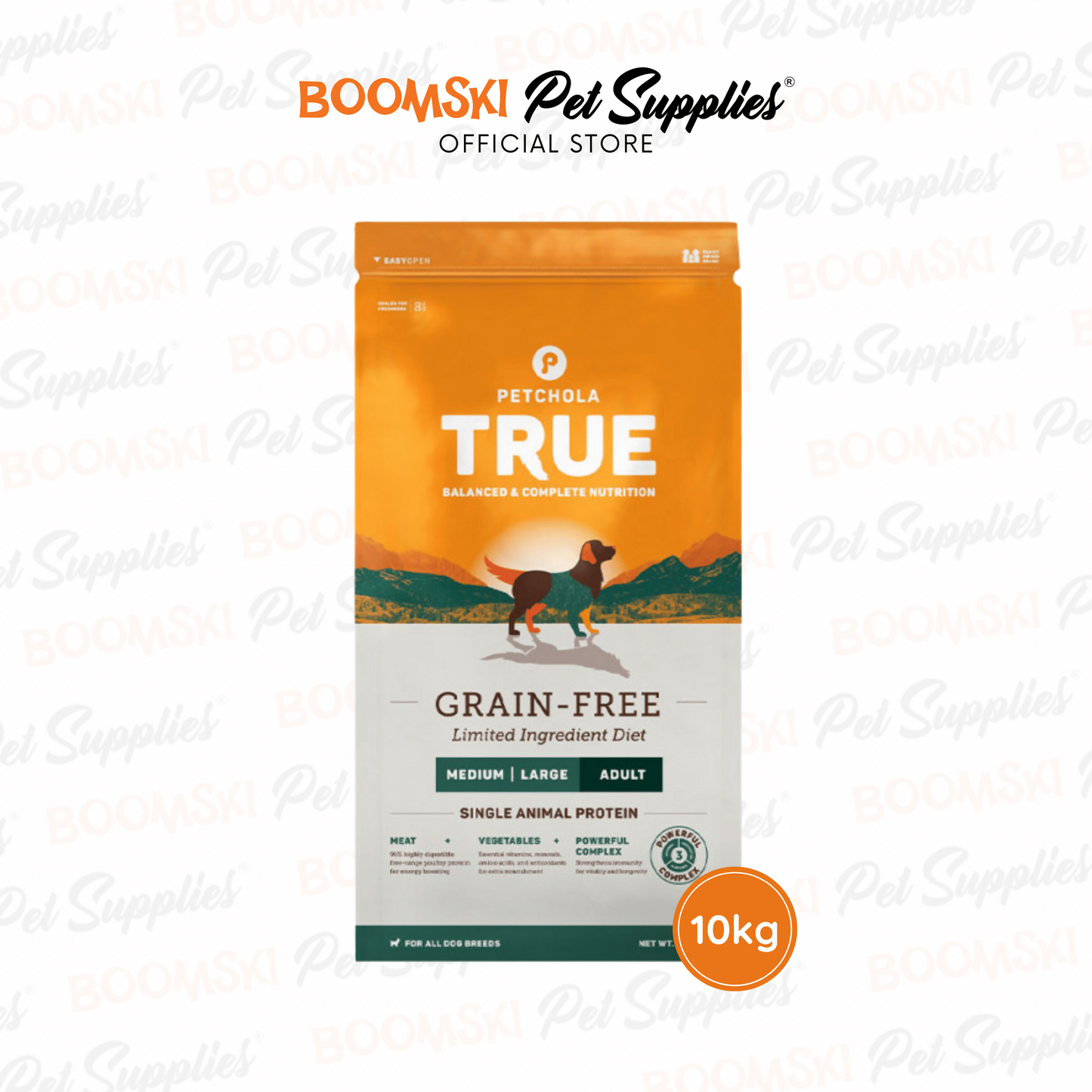 Petchola Grain Free Medium_Large Adult 10kg