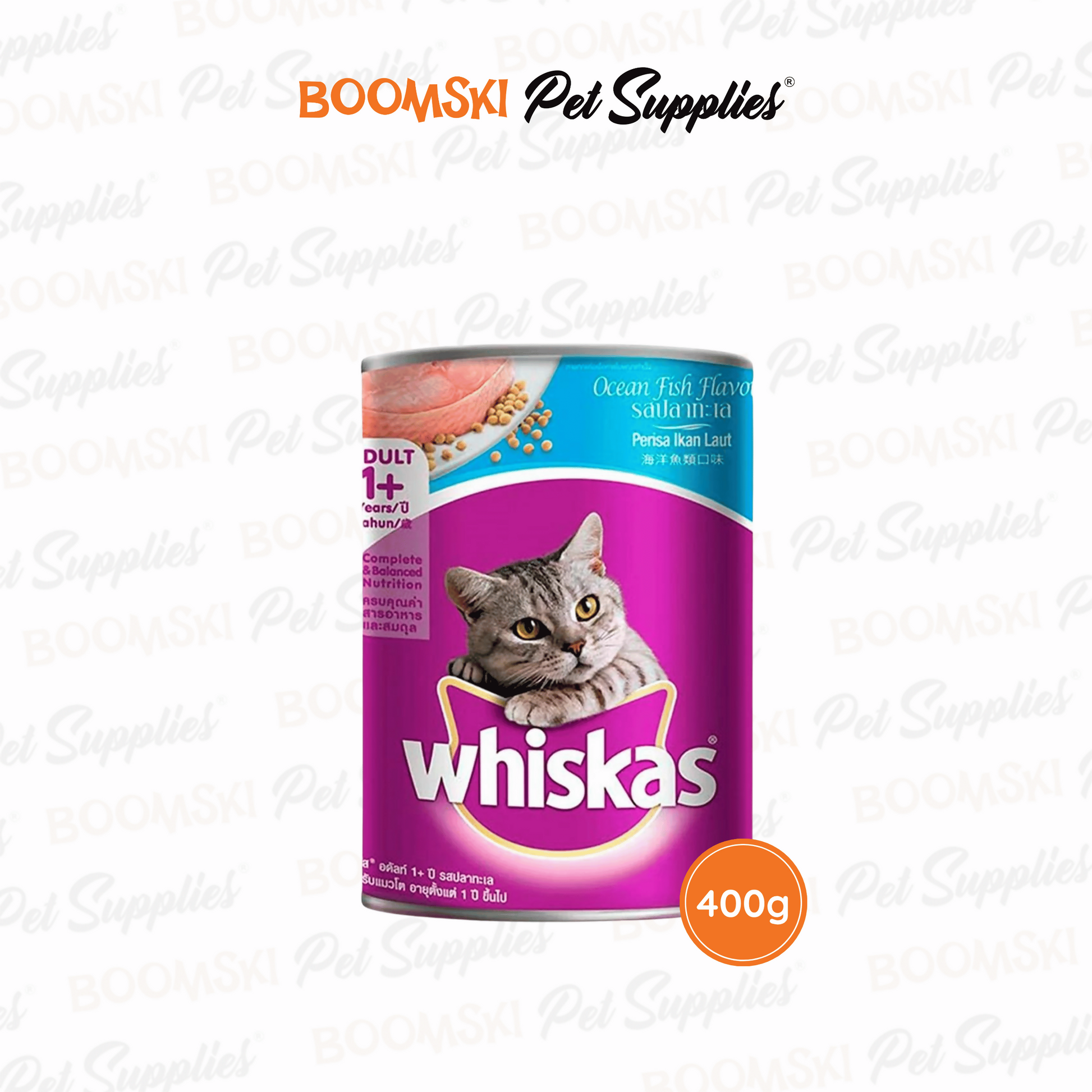 Whiskas Can Ocean Fish 400g
