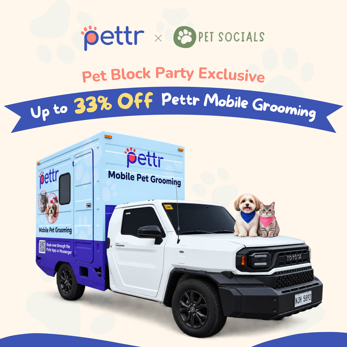 Pet Block Party Exclusive: Up to 33% Off Mobile Truck Grooming