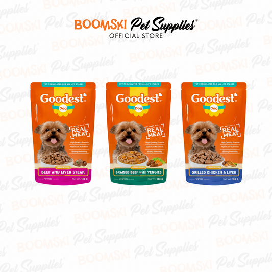 Goodest Adult Dog Wet Food Pouch 130g (Promo 1+1)
